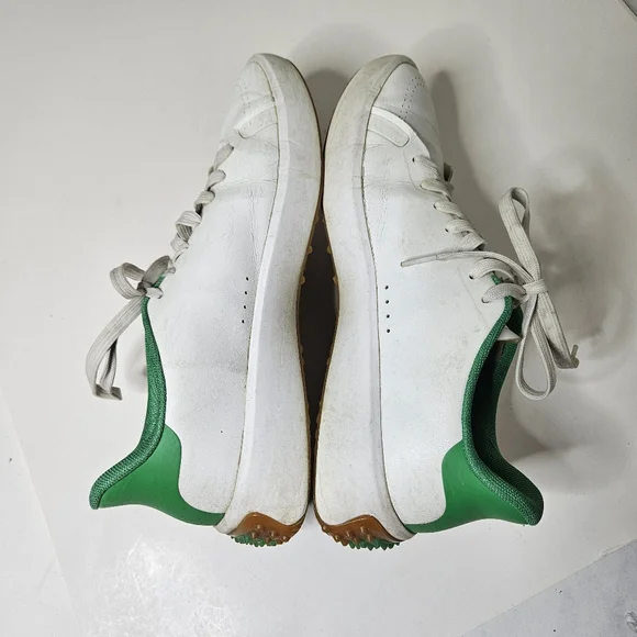 G/FORE G.112 Golf Shoe Snow Toast Kelly Green Spikeless White Men's 9 - Picture 5 of 11